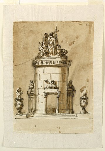 Funeral Decorations for King Louis XVI of France