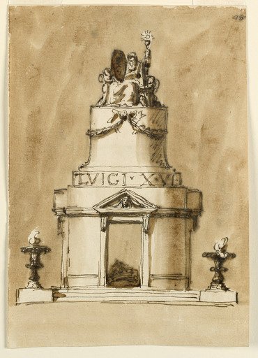 Monument of King Louis XVI of France
