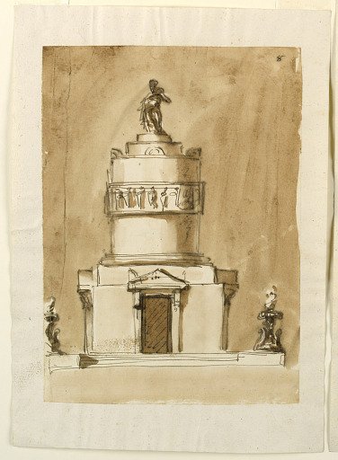 Design for a Sepulchral Monument of King Louix XVI of France