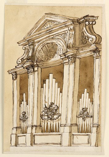 Pipe Organ With Case