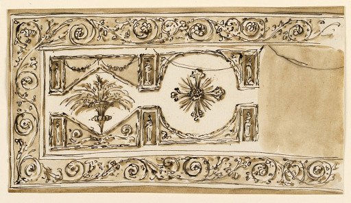 Design for an Embroidered Frontal