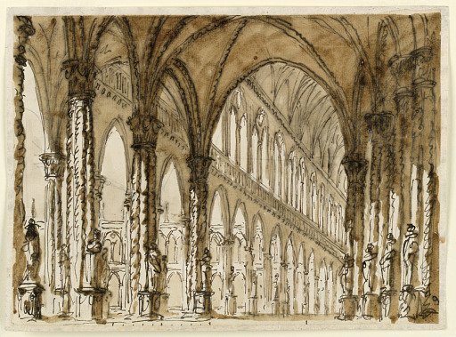 Stage Design: Interior of Gothic Cathedral