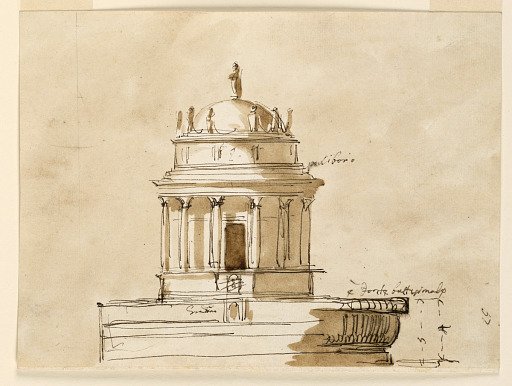 Design for a Tabernacle and a Baptismal Font