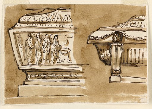 Two Designs for Sarcophagi