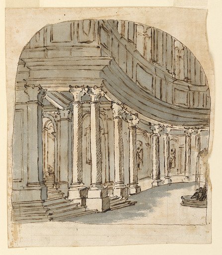 Stage Design: Curving Portico