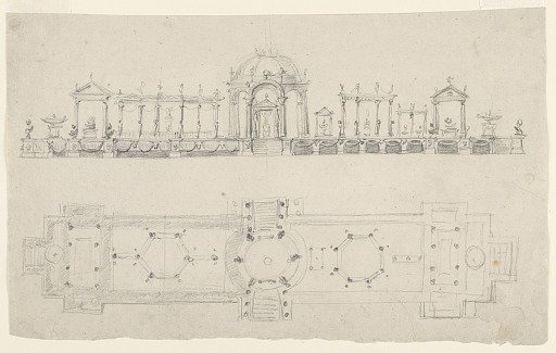 Design for a Surtout de Table (Centerpiece)