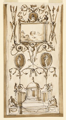 Design for the Decoration of a Panel