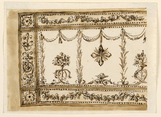 Design for an Embroidered Frontal
