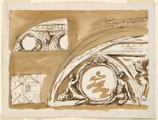 Design for the Decoration of Barrel Vaulted Ceiling