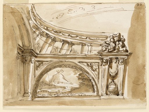 Design for Ceiling Decoration, a Barrel Vault