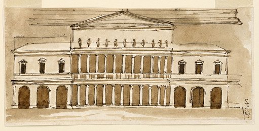 Elevation of a Villa