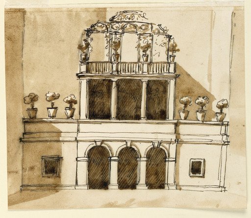 Elevation of a Garden House