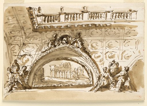 Design for Ceiling Decoration, a Barrel Vault