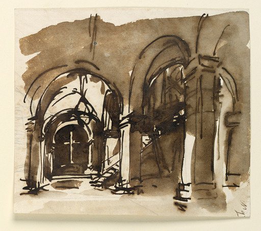 Stage Design for the Interior of a Crypt