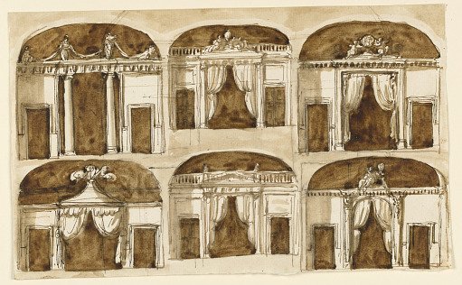 Six Designs for Alcove Elevations