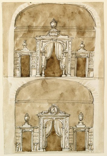 Designs for Bedroom Alcove Wall Elevations