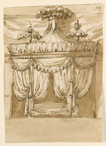 Elevation of a Bed Alcove