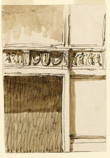 Design for Mantelpieceand Adjoining Wall Friezes
