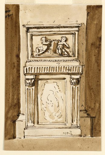 Design for the Pedestal and Base of a Pillar in a Church