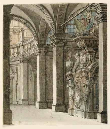 Stage Design, View into Apse