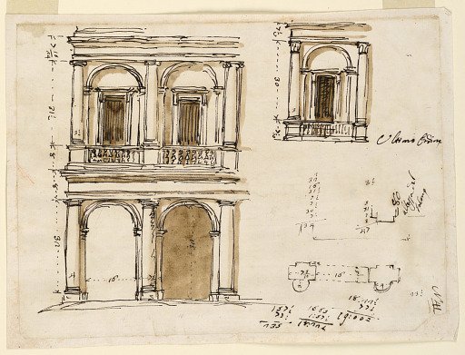 Facade of a town house
