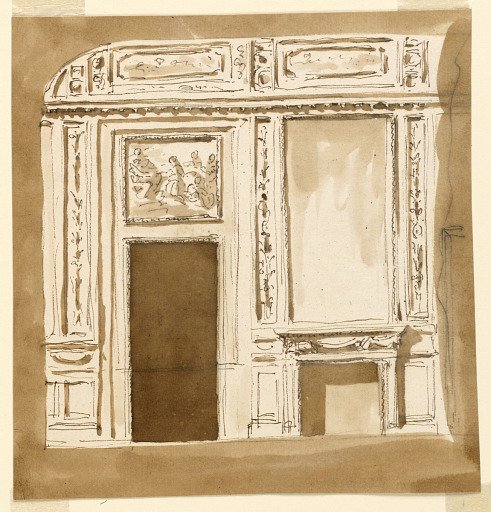 Elevation of a wall
