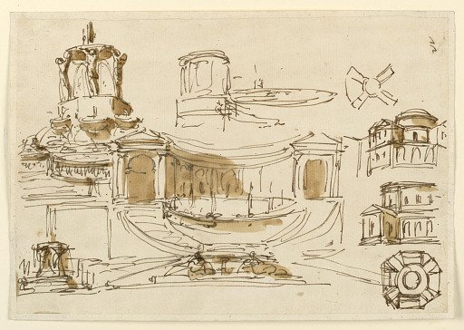 Fountains and coffee houses