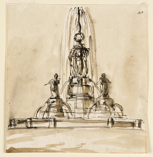 Sketch, a Fountain
