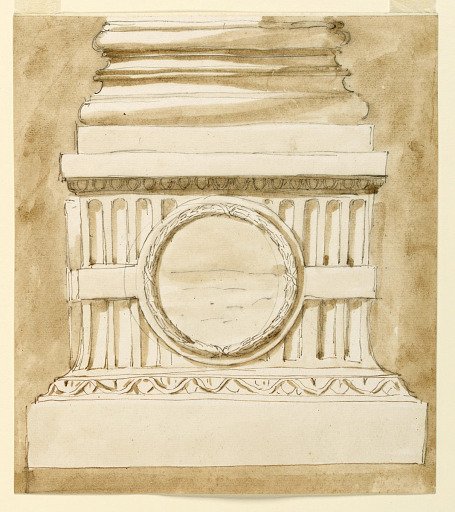 Pedestal of a column