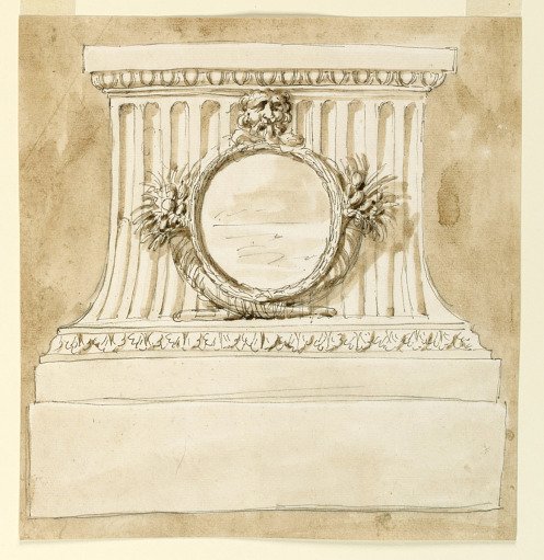 Pedestal of a column