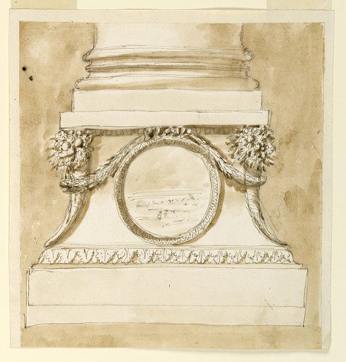 Pedestal of a column