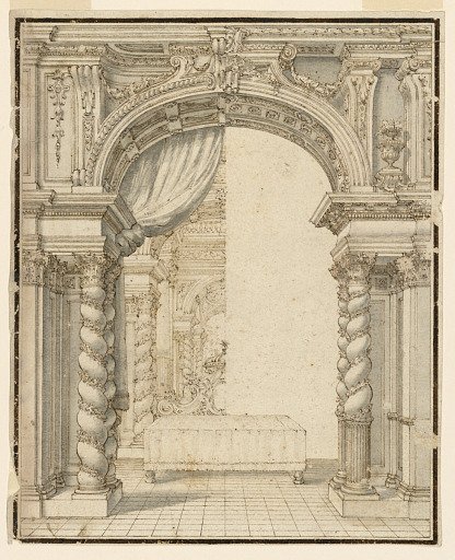 Stage Design: Bedroom with alcove