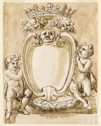 Escutcheon as an overdoor