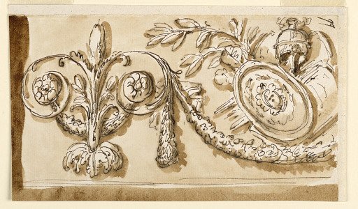 Decoration of a frieze