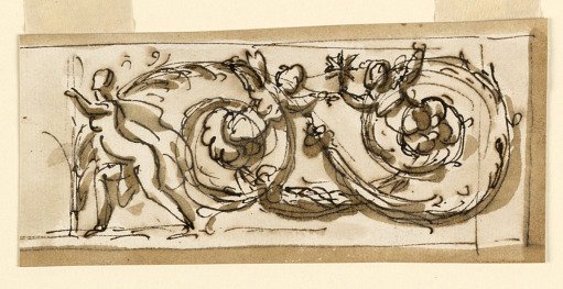 Decoration of a frieze