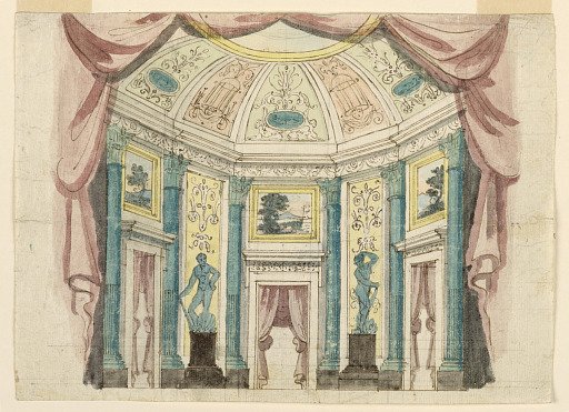 Stage Design, Interior of Palace Hall