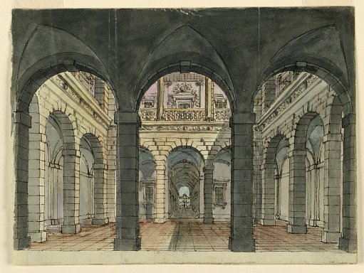 Stage Design, Palace Courtyard