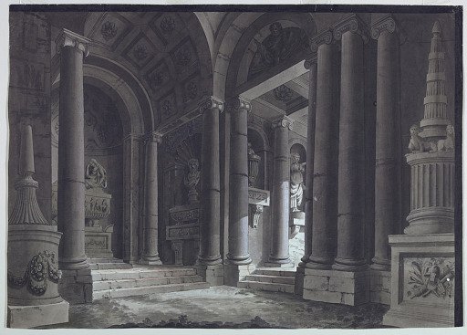 Stage Design, Sepulchral Hall