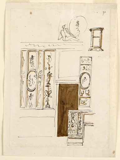 Wall decoration; console table