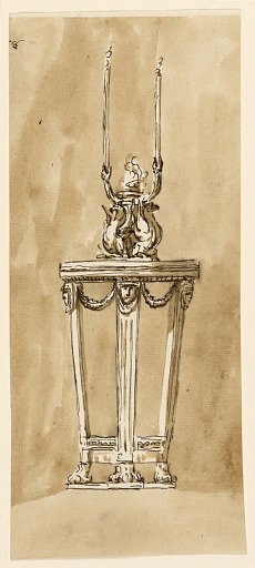 Table with candlestick