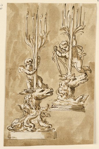 Two candelsticks