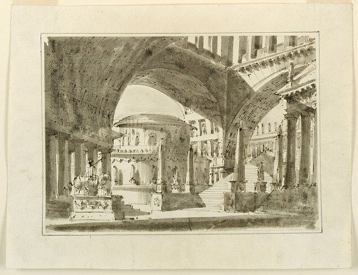 Stage Design, Group of Buildings