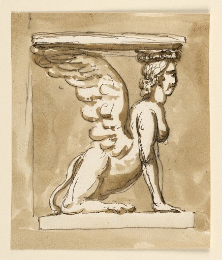 Design for a Console Table with Sphinx Base