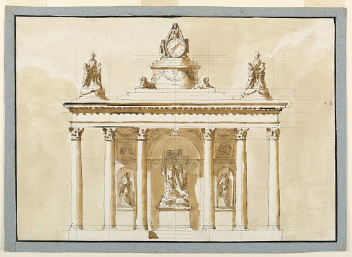Design for a Sepulchral Crest or Timepiece