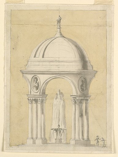 Design for a Fountain in a Pavilion