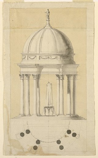 Design for a Fountain in a Pavilion