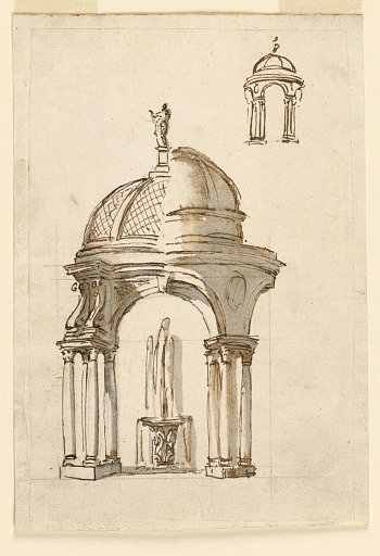 Design for a Fountain in a Pavilion