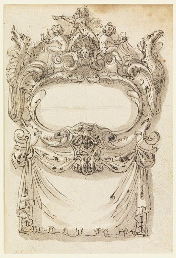 Design of Escutcheon and Draped Tablet