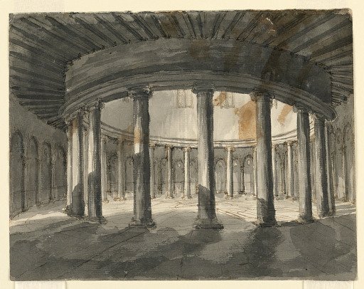 Stage Design, Interior of Circular Building