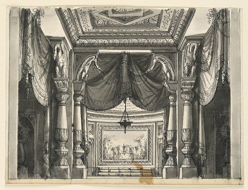 Stage Design, Interior of Oriental Palace
